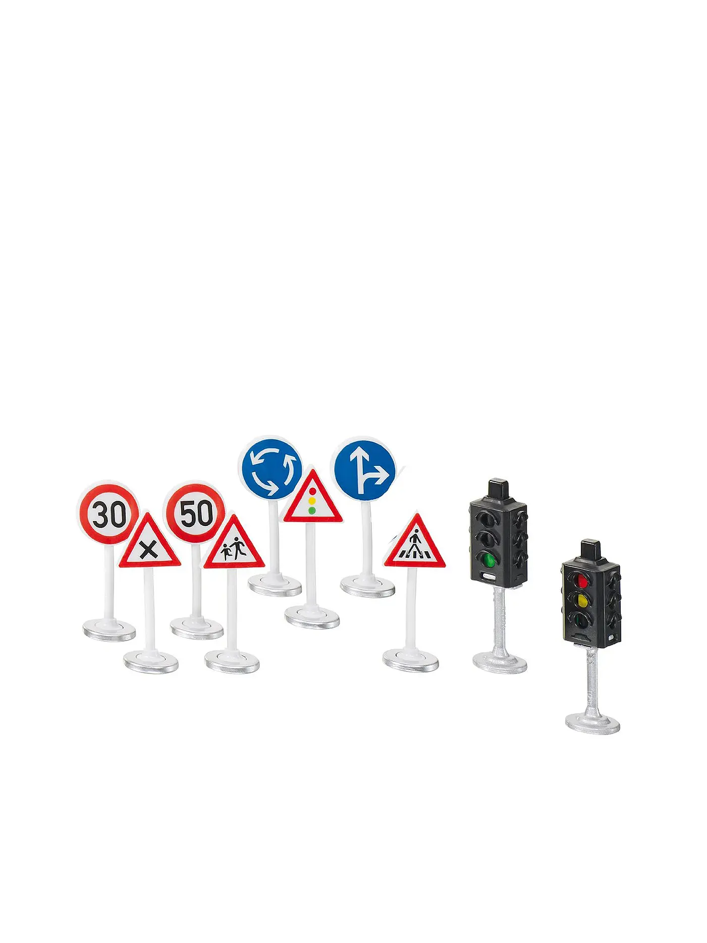 SIKU | Zubehör - Ampeln mit Verkehrsschildern | 